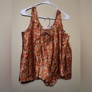 Vintage Victoria’s Secret Floral Tank & Shorts PJ Set | Size Medium | Lounge